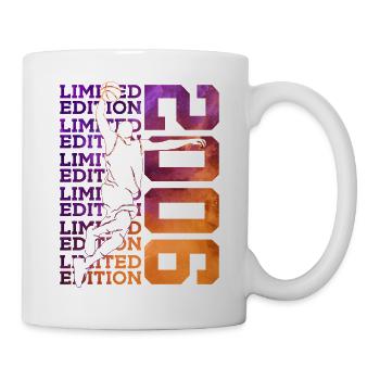 LIMITED EDITION 2006 BASKETBALL 20. GEBURTSTAG - Tasse - Weiß - Rechts