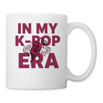 À l’ère K-Pop Musique coréenne Fans de Kpop mignons Coréens - Mug blanc - blanc - Droite