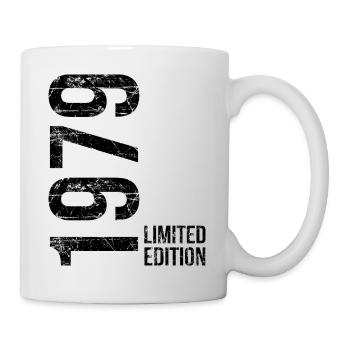 47.Geburtstag Männer Frauen Vintage Jahrgang 1979 - Tasse - Weiß - Rechts