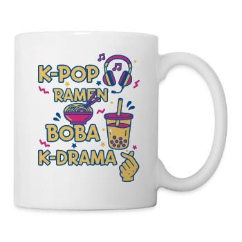 K-Pop Ramen Boba K Drama Korean Music Kpop Fans - Mug - white - Right