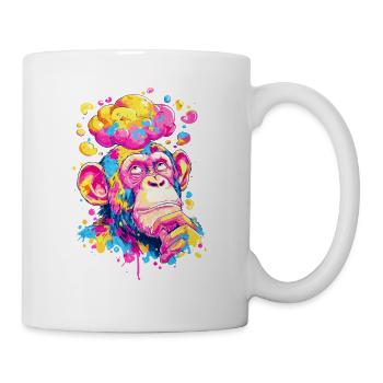 Colorful Color Rush Monkey - Mug - white - Right