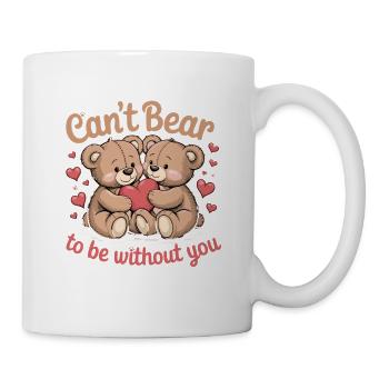 Je ne peux pas supporter d’être sans toi, mon amour mignon - Mug blanc - blanc - Droite