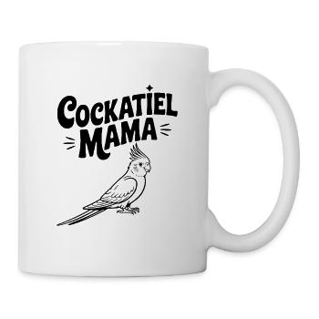 Nymphensittich-Mama - Tasse - Weiß - Rechts
