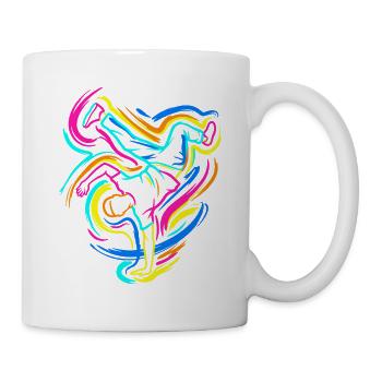 Breakdance - Mug blanc - blanc - Droite