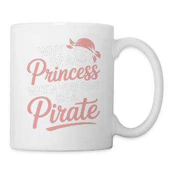 Attitude de la princesse pirate - Mug blanc - blanc - Droite
