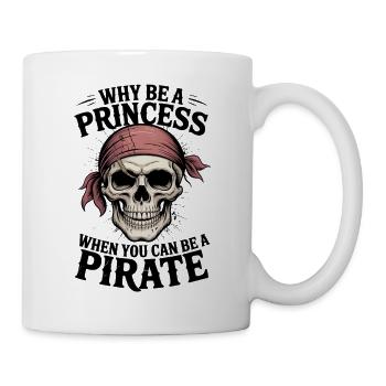 Bandana du Crâne de Pirate - Mug blanc - blanc - Droite