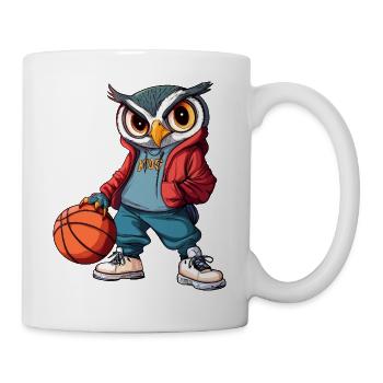 Owls Basketball Bird - Mug blanc - blanc - Droite