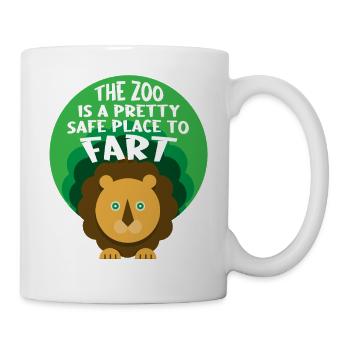 Safari Afrique Savane de la faune du Serengeti Lion - Mug blanc - blanc - Droite