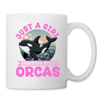 Funny Orca - Tasse - Weiß - Rechts
