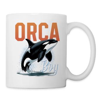Funny Orca - Tasse - Weiß - Rechts