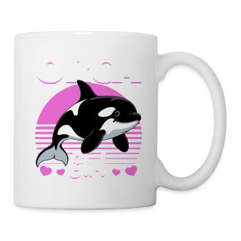 Funny Orca - Tasse - Weiß - Rechts