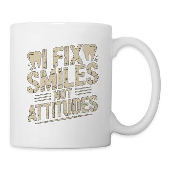 Orthodontic Hygienist I Fix Smiles Dental Health - Mug - white - Right