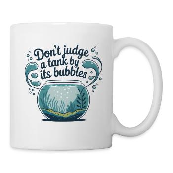 Beurteile kein Becken nach Blasen | Aquascaping - Tasse - Weiß - Rechts