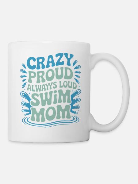 Schwimmen Sprüche Lustiges Schwimmen Geschenk - Tasse - Weiß