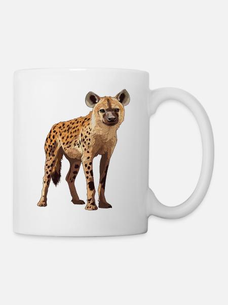 Hyäne - Tasse - Weiß