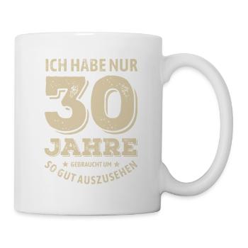 30 years - look good | Birthday Gift - Mug - white - Right