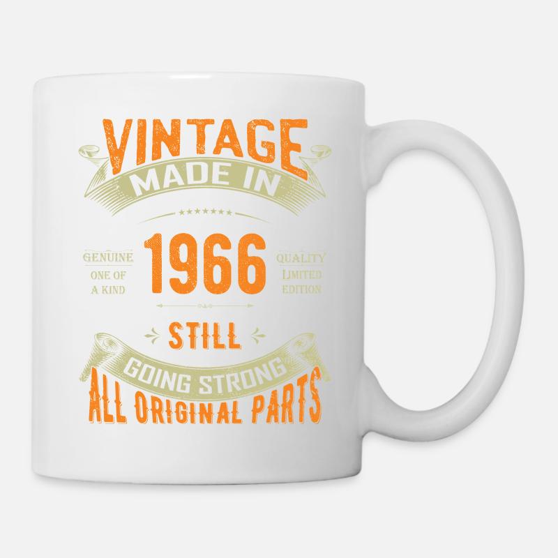 Vintage 1966 immer noch stark - Tasse - Weiß