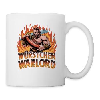 Sausage Warlord Grill Master Barbecue Sausage - Mug - white - Right