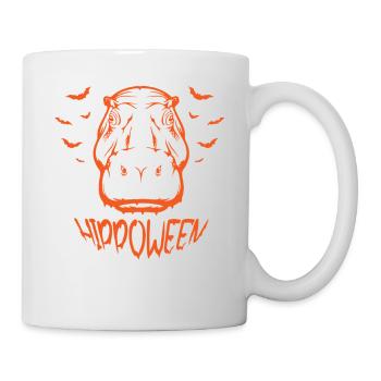 Safari Afrique Faune du Serengeti hippopotame d’Halloween - Mug blanc - blanc - Droite