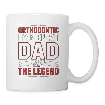 Orthodontic Hygienist Dad The Idol The Dental Care - Mug - white - Right