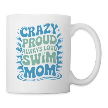 Schwimmen Sprüche Lustiges Schwimmen Geschenk - Tasse - Weiß - Rechts
