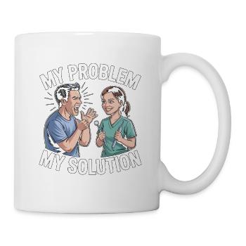 Orthodontic Hygienist My Problem My Pictogram Mom - Mug - white - Right