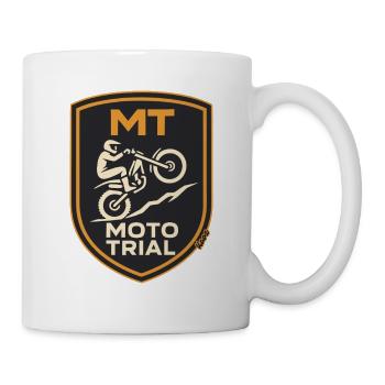 MT Motocross Moto Trial Shield - Mug - white - Right