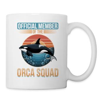 Funny Orca - Tasse - Weiß - Rechts