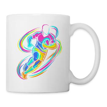 Rugby player - Mug - white - Right