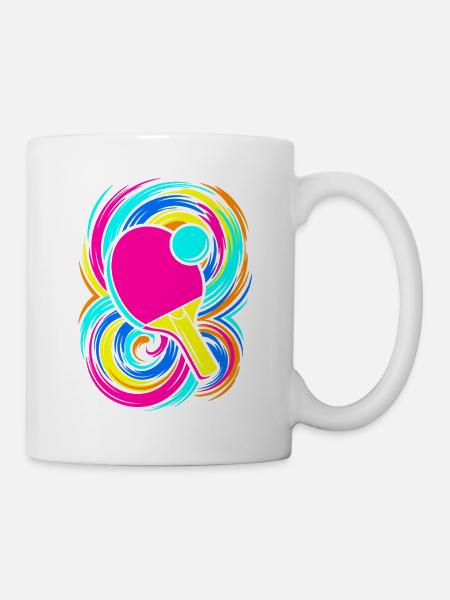 Ping Pong - Tasse - Weiß