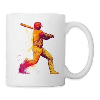 Color Explosion Baseball Bat Hero - Mug - white - Right