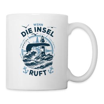 Langeoog | When the Island Calls - Waves North Sea - Mug - white - Right
