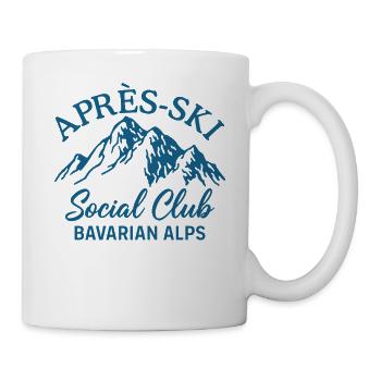 Apres Ski Social Club Bavarian Alps - Tasse - Weiß - Rechts