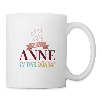 Best Anne in this Dünya - Mother & Child Design - Mug - white - Right