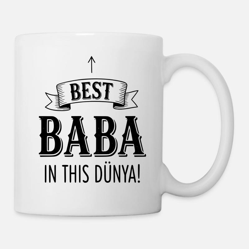 Best Baba in this Dünya - Bester Vater Geschenk - Tasse - Weiß