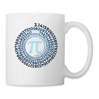 Pi Inventor | William Jones 1706 Circle number - Mug - white - Right