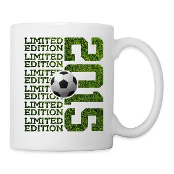 LIMITED EDITION 2015 FUßBALL 11. GEBURTSTAG - Tasse - Weiß - Rechts