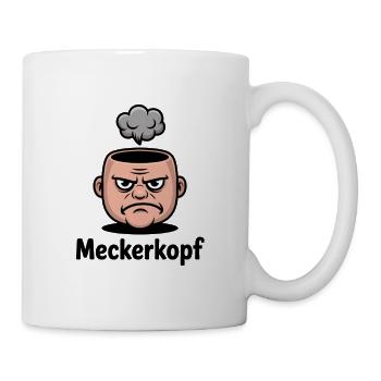 Complainer Annoyed Grumpy Comic Face - Mug - white - Right