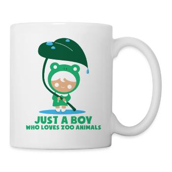 Zoo Animals Animal Park Young Man Saying - Mug - white - Right