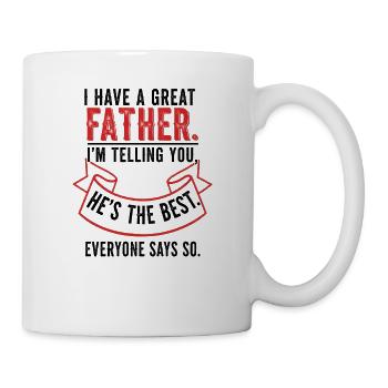 Meilleur cadeau de papa au monde pour le meilleur papa - Mug blanc - blanc - Droite