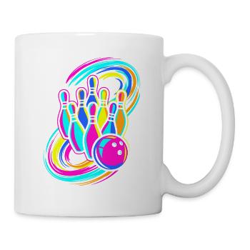 Bowling Pins - Mug - white - Right