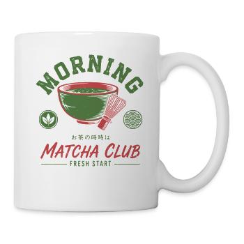 Morning Matcha Club Fresh Start Green Tea Matcha - Mug - white - Right