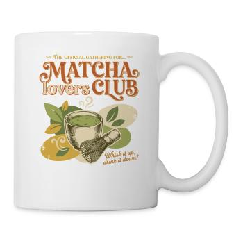 Official Matcha Lovers Club Whisk It Up Drink It - Mug - white - Right