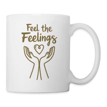 Style Ressens les Sentiments Pleine Conscience & Émotions - Mug blanc - blanc - Droite