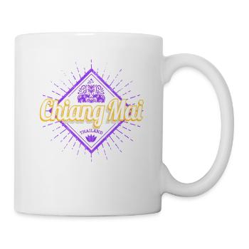 Chiang Mai City in Thailand Elephant Souvenir - Mug - white - Right