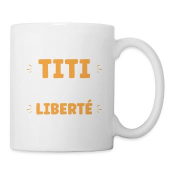 Attention Titi en Liberté - Mug blanc - blanc - Droite