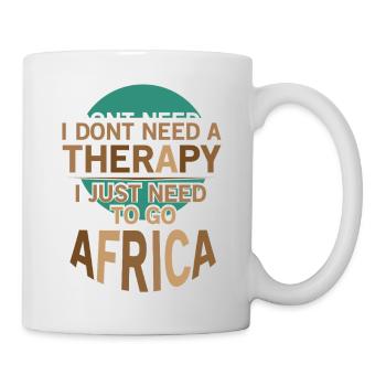 Safari Afrique : Savane faunique du Serengeti - Mug blanc - blanc - Droite