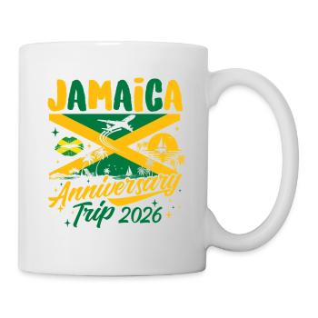 Jamaica Anniversary Trip 2026 Beach Cruise Love - Mug - white - Right