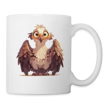 Geier - Tasse - Weiß - Rechts