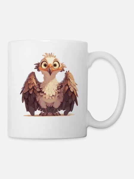 Geier - Tasse - Weiß